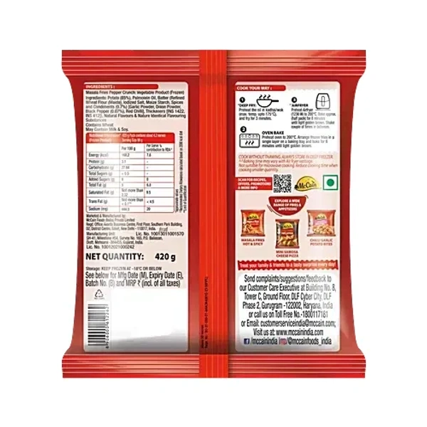 McCain French Fries - Pepper Crunch - 420G