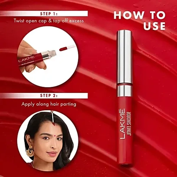 Lakme Jewel Sindoor - Red, 5 ml