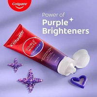 Colgate Visible White Purple Toothpaste, 120 g (100 g + 20 g) - 120