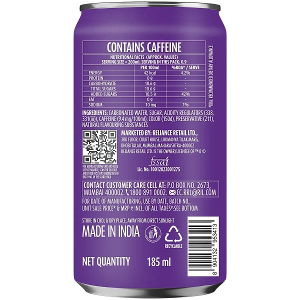Campa Cola, 185 ml Can