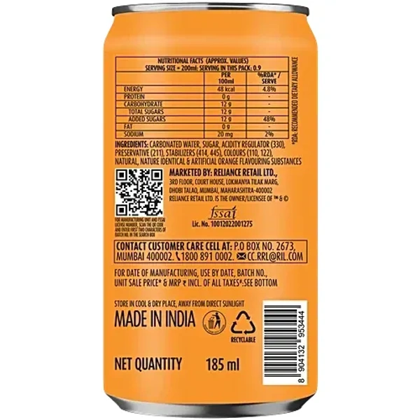 Campa Orange, 185 ml Can