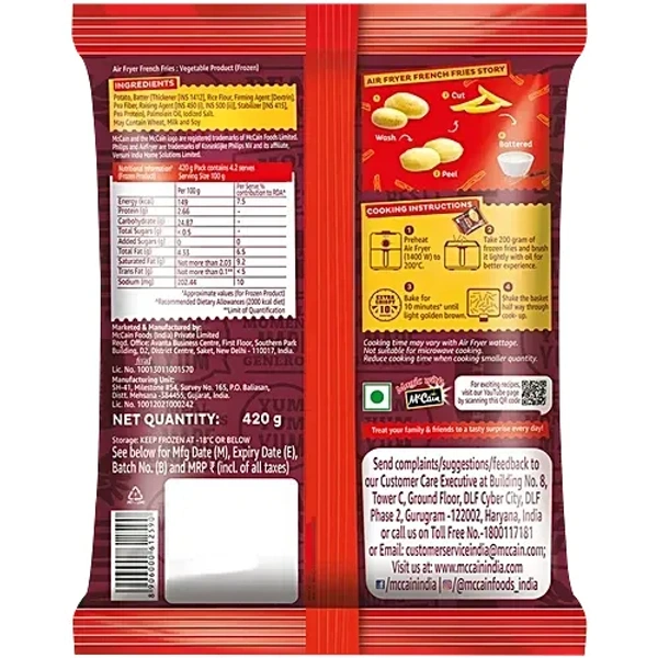 McCain Air Fryer French Fries,