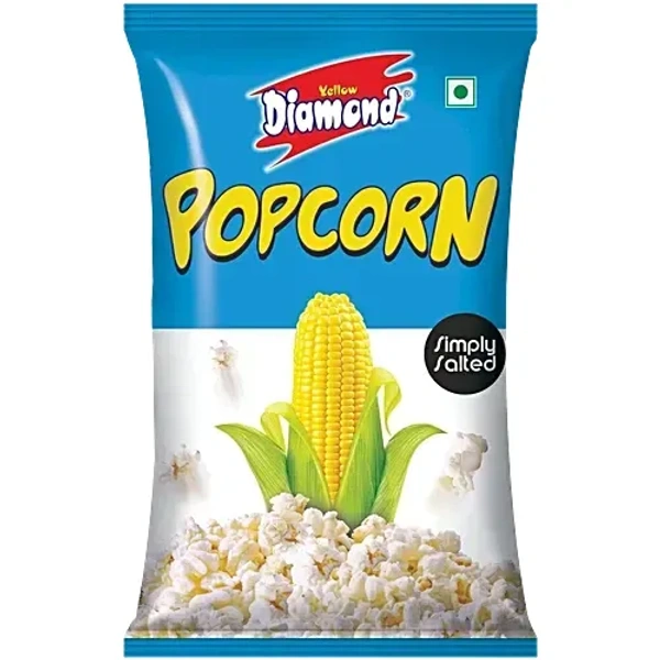Yellow Diamond Plain Salted Popcorn, 54 g - 54g