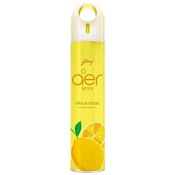 Godrej Aer Spray Home Fragrance - Citrus Blast, 220 ml