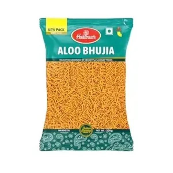 Haldiram's Delhi Snacks - Aloo Bhujia, Crunchy and Tasty Snacks, 1Kg Pouch