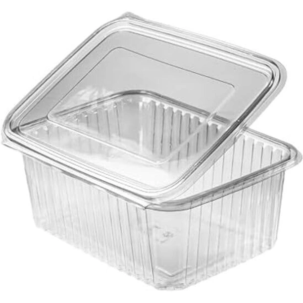Paras Polymers Premium Quality Pastic Containers  - 500 ML, Transparent