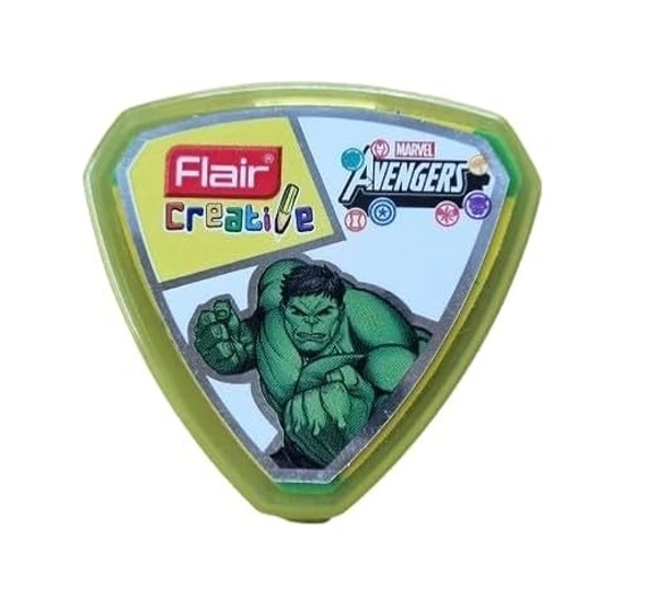 Flair Dust Free Erasers Pack of 20 + Flair Emoji Extra Dark Graphite Triangle Pencils Pack of 5| Triangle Shape Eraser for Better Erasing & Holding| Individual Erasers with Case| A Gift for Children