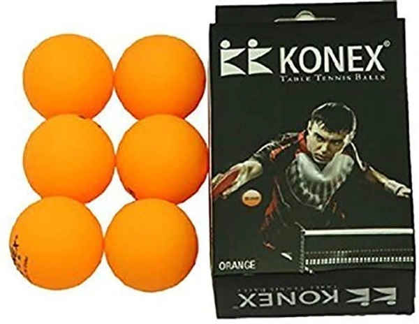 KONEX Table Tennis Ball Quantity 12 (Orange 40 mm 3 STAR ***)