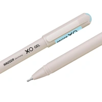 Hauser XO Gel Pen Wallet Pack | Sleek Body & Minimalistic Design With Matt Finish | Solid Body Type, Low Viscosity Ink | Ultra Durable Tip | Blue Ink,...
