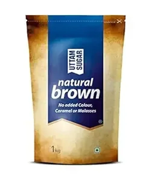 Nottacia Uttam Sugar Natural Brown Sugar, 1kg - 1KG
