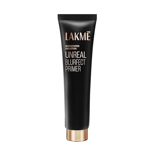 Lakme Unreal Blurfect Primer- Mini, Blurs Pores, Mattifies & Absorbs Excess Oil - Non Sticky skin, Lightweight & Waterproof, Long Lasting Makeup - 10 g