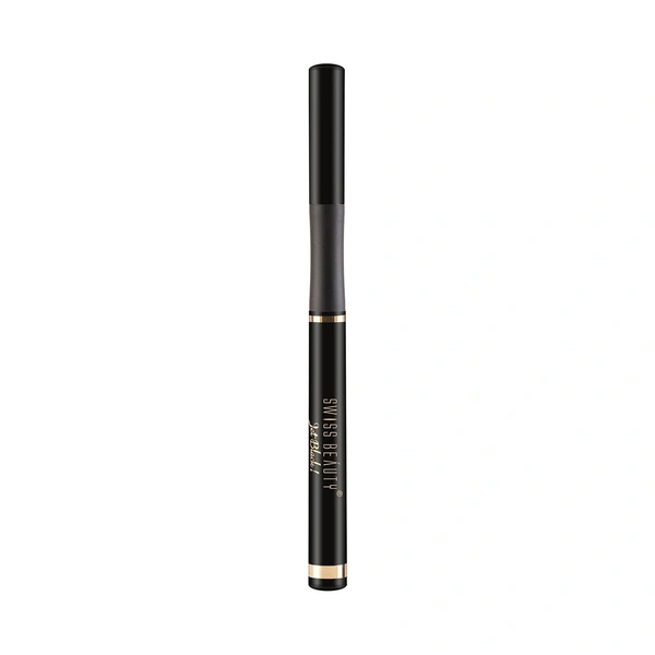 SWISS BEAUTY Waterproof And Long Wearing Bold Felt Tip Pen Glossy Eyeliner | Smudge Proof Eye Makeup | Quick Drying | Black, 1.2Ml - 1.2ML, Black