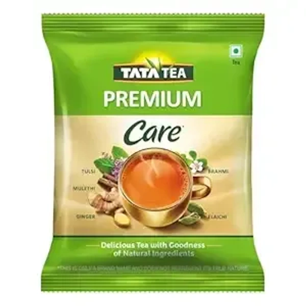 Tata Tea Premium Care Black Tea 250g, Delicious Tea with Goodness of Tulsi, Mulethi, Ginger, Brahmi & Elaichi, Trusted Quality, Loose Leaves - 250G