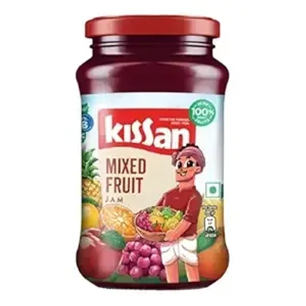 Kissan Mixed Fruit Jam, With Fruit Ingredients, 500 g