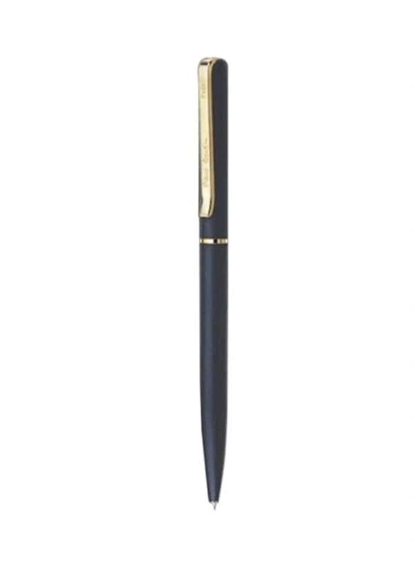 Pierre Cardin Triumph Premium Metal Ball Pen With Twist Mechanism | Luxurious Matt Black Slim Body Design with Long Gold Finish Clip | Ideal For Christmas, New Year & Corporate Gifting
