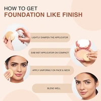  Home / makeup / face / compact Lakme Lakme Unreal Dual Cover Pressed Powder 2 In 1 Compact + Foundation  - Golden Sand