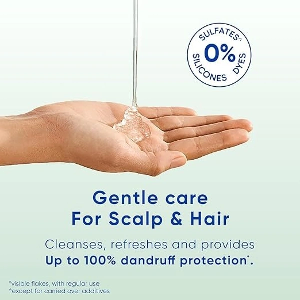 Head & Shoulders BARE Anti-Dandruff Shampoo,Pure Clean,Sulfate-Free,Silicone-Free,Dye-FreeGentle shampoo 400ml