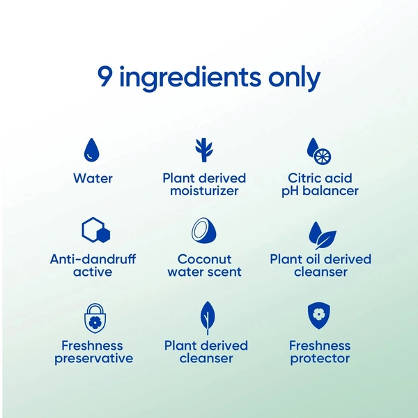 Head & Shoulders BARE Anti-Dandruff Shampoo,Pure Clean,Sulfate-Free,Silicone-Free,Dye-FreeGentle shampoo 400ml