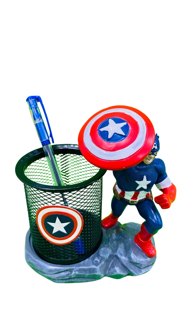 Captain America  Pen stand - Red