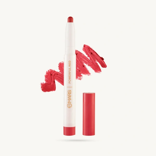 Retractable Lip Crayon | Poppins - powerful red