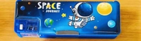 Space Journey Pencil Box - Blue