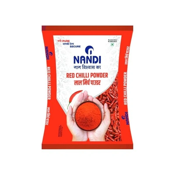 NANDI नाम विश्‍वास का Red Chilli Powder|200 GM