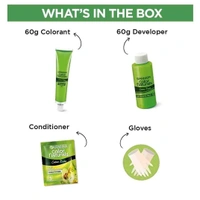 Garnier, Hair Colouring Creme, Long-lasting Colour, Smoothness & Shine, Color Naturals 70ml + 60g with Vitamin C Face Serum 7ml worth 129INR - Offer Pack (Shade 3 Darkest Brown) - 70ml+60g