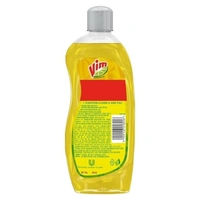Vim Dishwash Liquid Gel Lemon, With Lemon Fragrance, Leaves No Residue, Grease Cleaner For All Utensils, 500 ml Bottle - 500ml