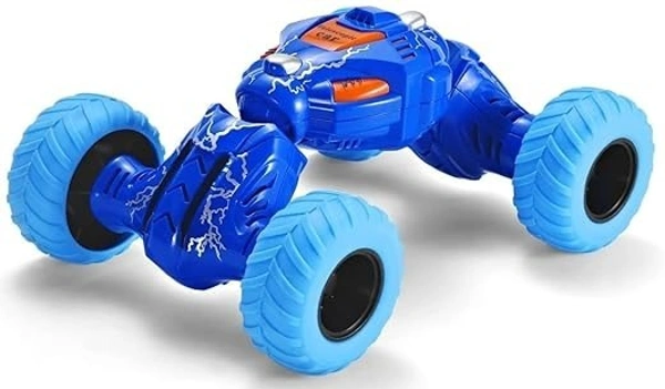 DTX Telescopic Car Toy Double Sided Pull Stunt Action Car | Non-Electric Stunt Cars |  - 25x15x5 cm, Multi-color