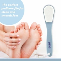 GUBB Dual Ceramic Stone Pedicure Tool Foot File- Remove Callus, Dual Side Rough & Gentle | Exfoliates the Skin for Silky & Smooth FInish