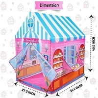 Angel Palace for Kids | Play Tent House | Roleplay Tent for Kids Play Toy for Indoor & Outdoor - 95*75*107 cm, Pink