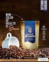 Nottacia Uttam Sugar Natural Brown Sugar, 1kg - 1KG