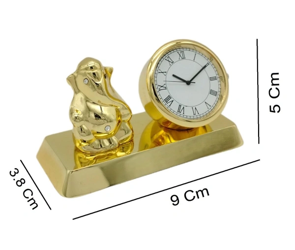 Elegant Ganesh Ji Table Clock