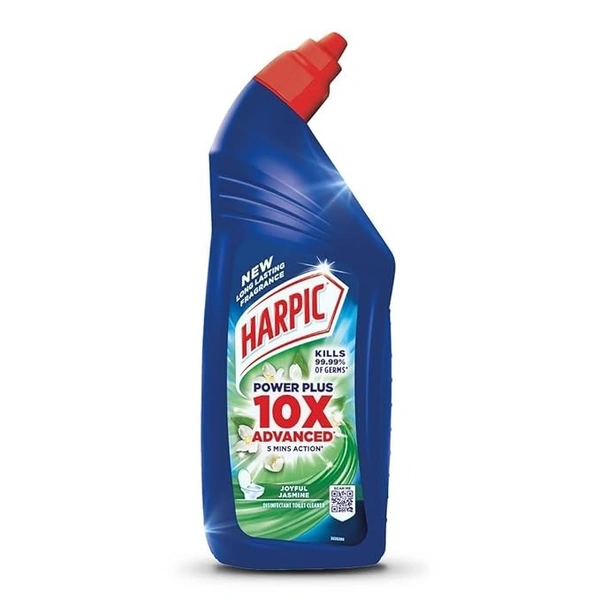 Harpic 1 Litre - Jasmine, Disinfectant Toilet Cleaner Liquid | Suitable for Toilet Bowls | Refreshingly Fragrant - 1 litre