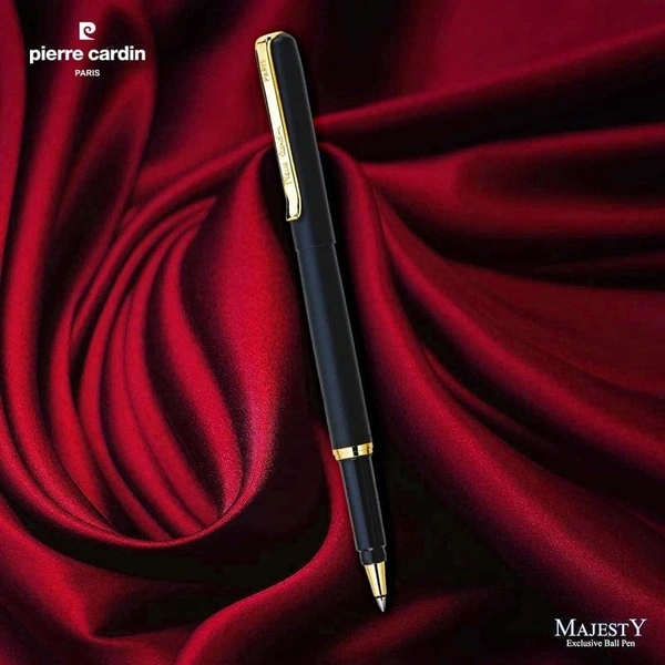 Pierre Cardin Triumph Exclusive Metal Roller Ball Pen | Premium Matt Black Finish with Attractive Look | Ideal for Festive & Corporate Gifting