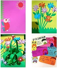 Multipurpose 100 Sheets A3 Size Coloured Paper for Art and Crafts, School Projects,assignmnets.(CP-24)