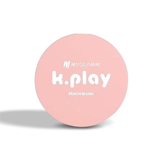 MyGlamm K.Play Flavoured - Peach Blush | With Vitamin C | Matte Finish | Blush Powder - 9 g, Sweet Peach