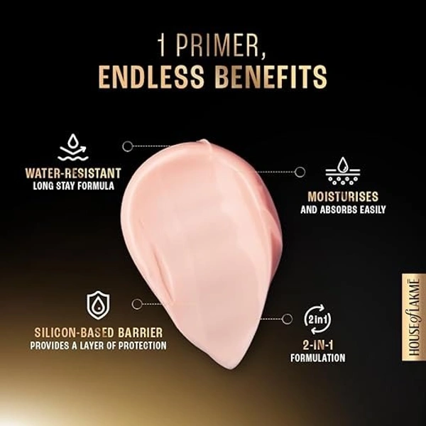 Lakme Unreal Blurfect Primer- Mini, Blurs Pores, Mattifies & Absorbs Excess Oil - Non Sticky skin, Lightweight & Waterproof, Long Lasting Makeup - 10 g