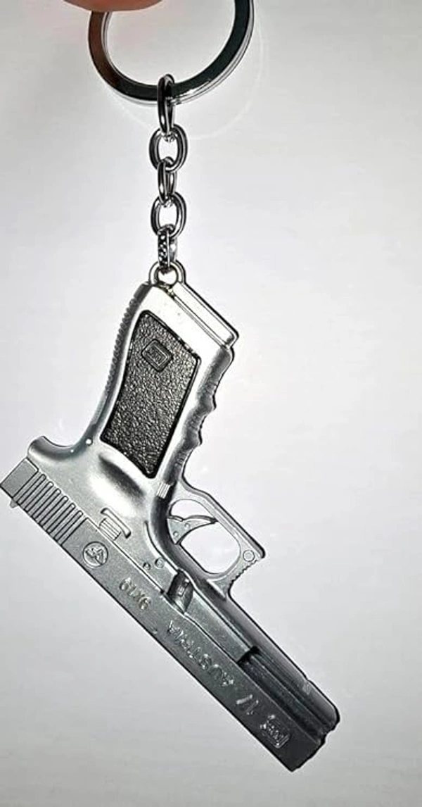  Silver Tactical Defender Metal Gun Keychain with Holster New 5.0 5.0 out of 5 stars    1 rating