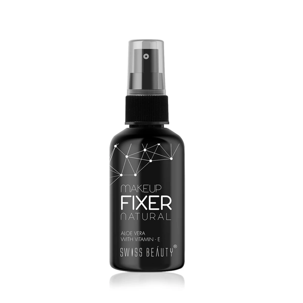 Swiss Beauty Natural Makeup Fixer | Natural Dewy Finish | With Vitamin E and Aloe Vera | Long-Lasting | Hydrating & Refreshing Setting Spray  - 70 ML
