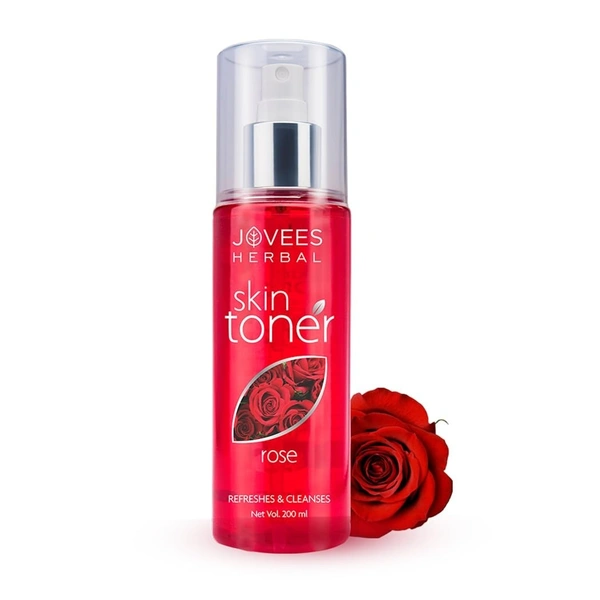Jovees Herbal Rose Skin Toner For Refreshing Youthful Skin, Tightens Pores, Healthy Glow | Face Mist & Toner For Normal to Dry Skin | Paraben, Alcohol...