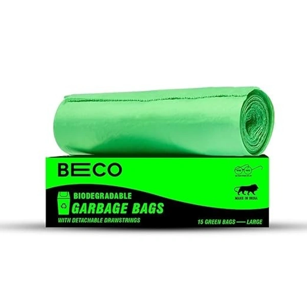 BECO BIOFRIENDLY GARBAGE BAG (LARGE)15 BAGS - 61CM*81CM 15 BAGS