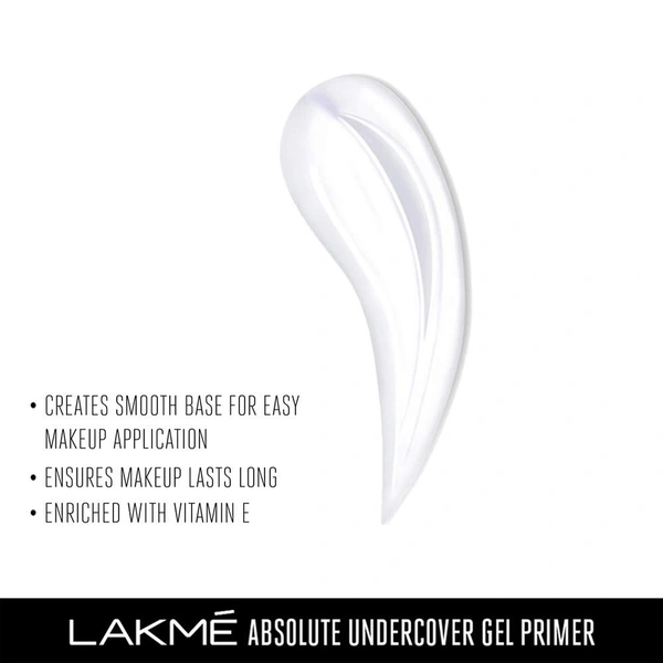 Lakme Unreal Gel Primer- Mini, Blurs Pores, Mattifies & Absorbs Excess Oil - Non Sticky skin, Lightweight & Waterproof, Long Lasting Makeup - 30ML