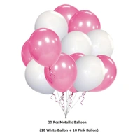 King Party Combo Set (24 Pcs) Complete Solution For Decoration Theme - Pink