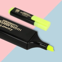 Luxor Fluorescent Highlighter |Pack of 10 |Yellow Colour
