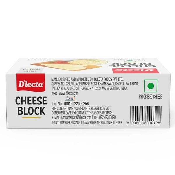 D’lecta Processed Cheese Block 200g