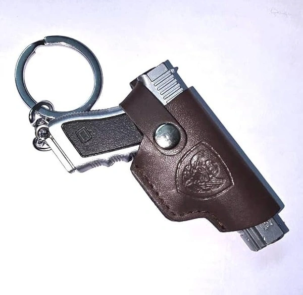  Silver Tactical Defender Metal Gun Keychain with Holster New 5.0 5.0 out of 5 stars    1 rating