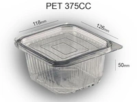 Paras Polymers Premium Quality Pastic Containers  - 375 ML