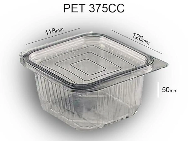 Paras Polymers Premium Quality Pastic Containers  - 375 ML