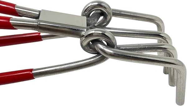 Dr. Pakkad Tongs for Cooking, Sleek Handles, Wide and Flat Heads, Small and Medium Sizes - ‎25L x 5W Centimeters, Multi-color